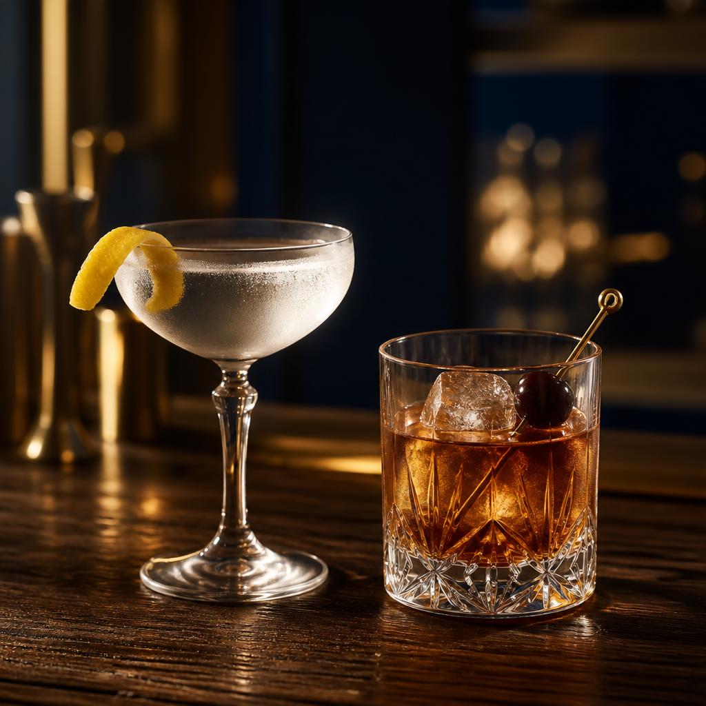 Martinis & Manhattans — High Tide Bartending
